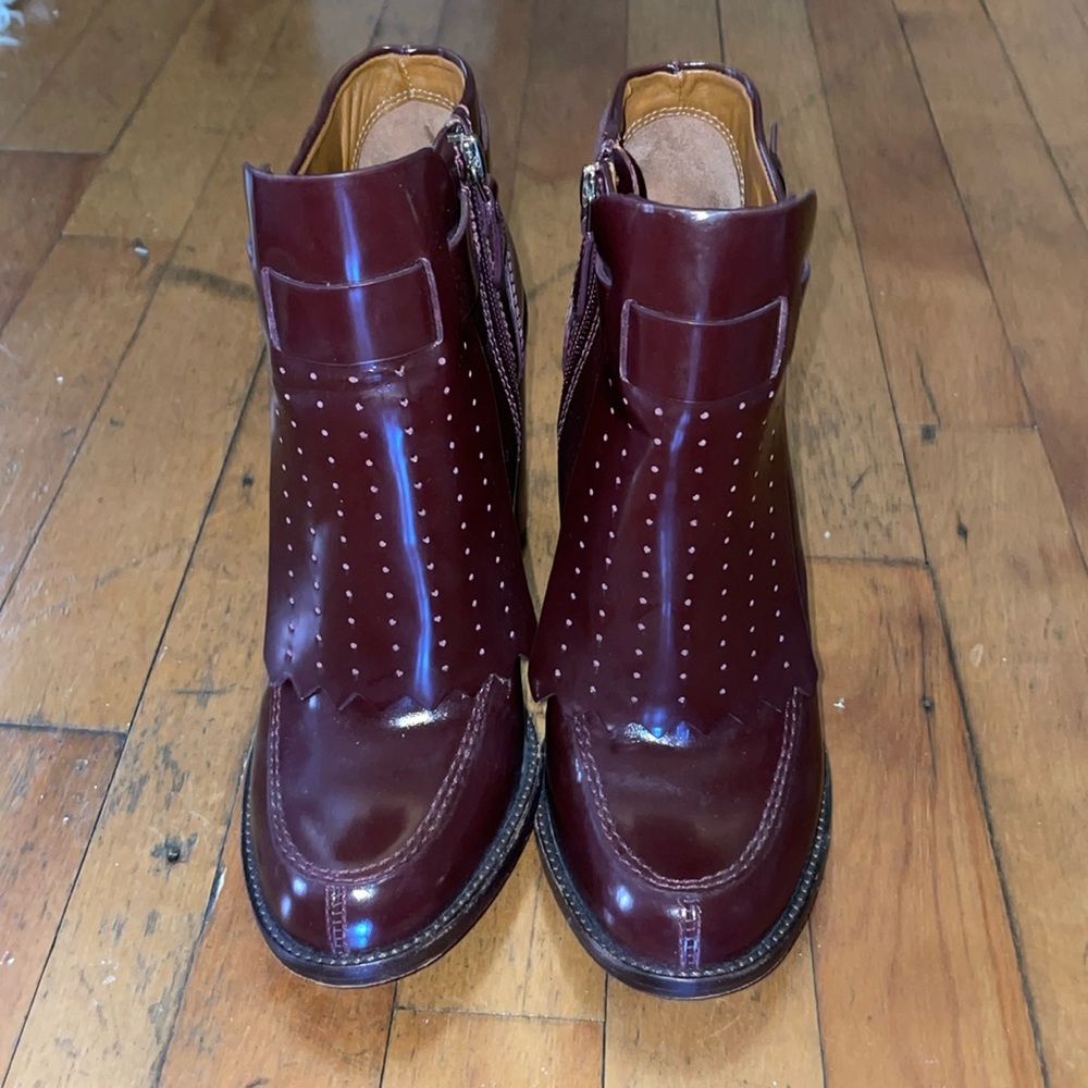 Tory Burch stacked heel loafers